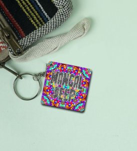 Add Festival Glow with this Neon Deep Printed Keychain Pack of 2